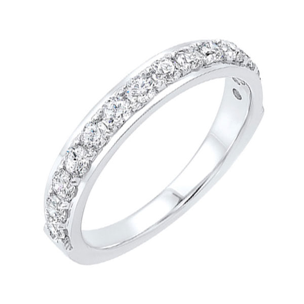 14k white gold overtures micro prong diamond ring (1/3 ct. tw.)