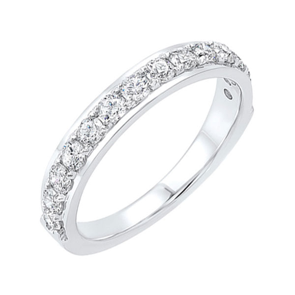 14k white gold overtures micro prong diamond ring (3/4 ct. tw.)