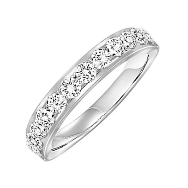 14k white gold overtures micro prong diamond ring (1/10 ct. tw.)