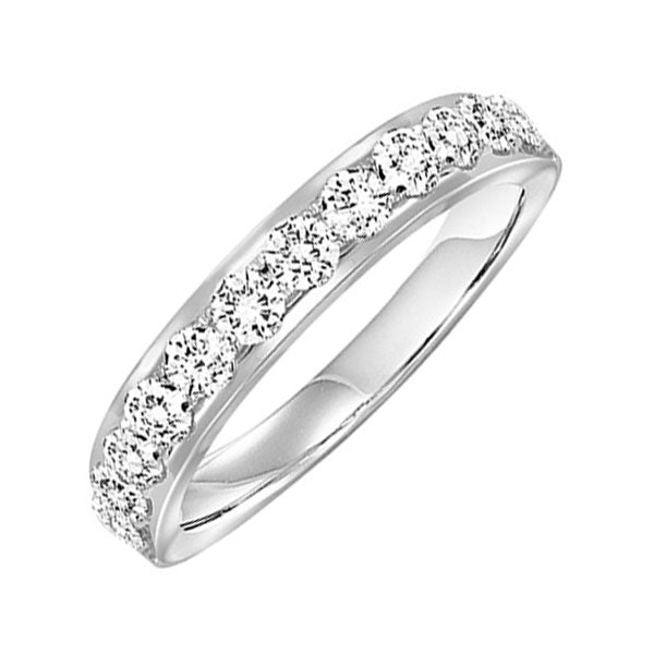 14k white gold overtures micro prong diamond ring (1/6 ct. tw.)