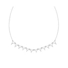 diamond station necklace in 14k white gold (1 ctw)