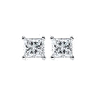 princess cut diamond studs in 14k white gold (1/3 ct. tw.) i1/i2 - g/h