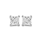 princess cut diamond studs in 14k white gold (3/8 ct. tw.) i1/i2 - g/h