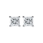 princess cut diamond studs in 14k white gold (3/4 ct. tw.) i1/i2 - g/h