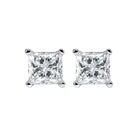 princess cut diamond studs in 14k white gold (1 ct. tw.) i1 - g/h