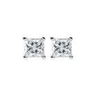 princess cut diamond studs in 14k white gold (1 1/4 ct. tw.) i1 - g/h