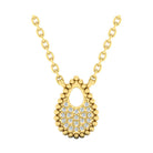 diamond starlight sky teardrop pendant necklace in 14k yellow gold (0.04ctw)