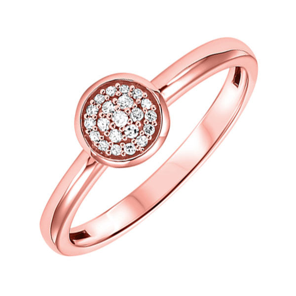 stackable circle diamond band in 10k rose gold (1/12 ct. tw.)