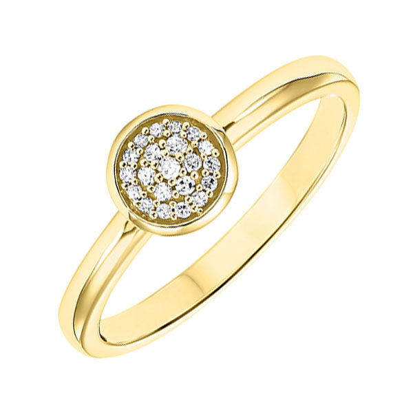 stackable circle diamond band in 10k yellow gold (1/12 ct. tw.)