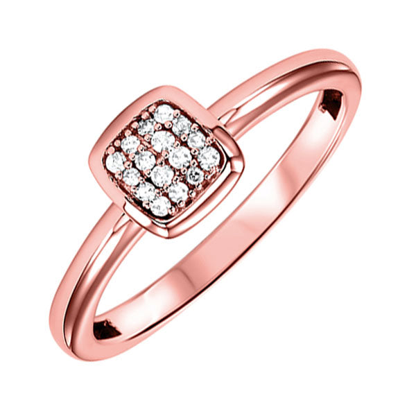 stackable cushion diamond band in 10k rose gold (1/12 ct. tw.)