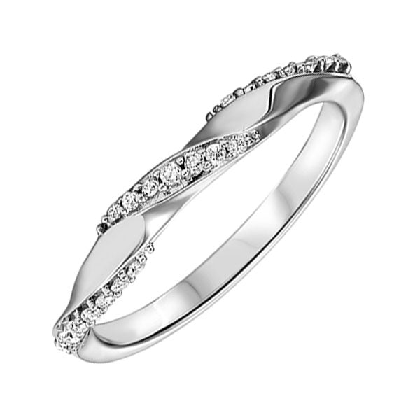 stackable twisting diamond band in 10k white gold (1/8 ct. tw.)