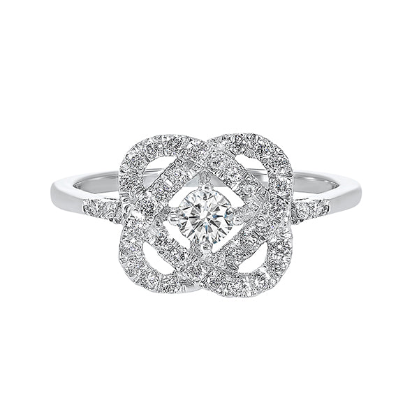 diamond infinity love heart knot promise ring in 14k white gold (2 ctw)