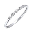 diamond mini stackable ring in white gold (0.01ctw)