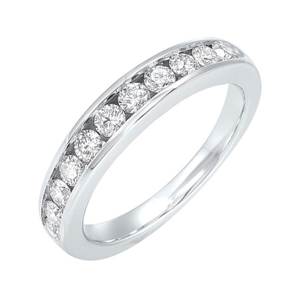 channel set diamond wedding band in 14k white gold (1/4 ct. tw.)