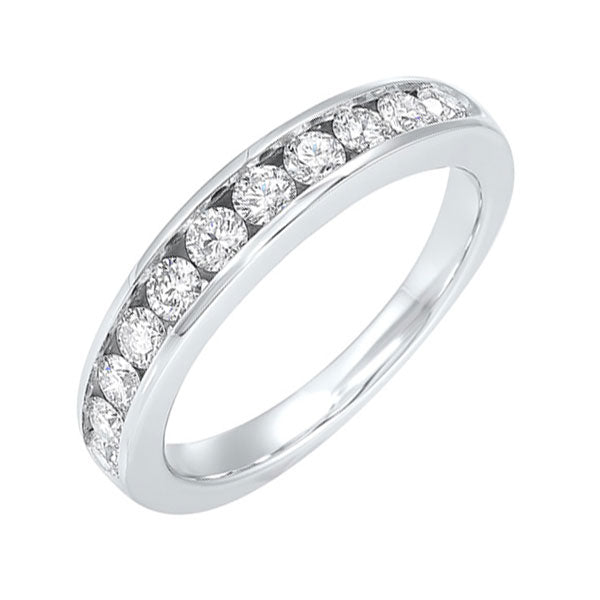 channel set diamond wedding band in 14k white gold (1/2 ct. tw.)