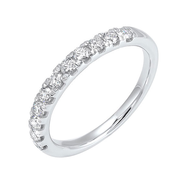 micro prong diamond band in 14k white gold (1/3 ct. tw.)