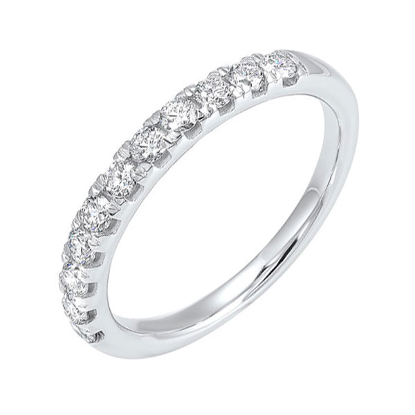 micro prong diamond band in 14k white gold (1/4 ct. tw.)