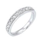 micro prong diamond band in 14k white gold (1/2 ct. tw.)