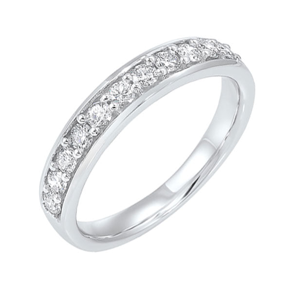 micro prong diamond band in 14k white gold (1/3 ct. tw.)