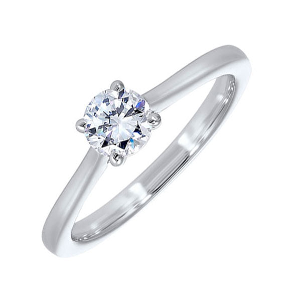 classic solitaire diamond engagement ring in 14k white gold (1/2 ct. tw.)