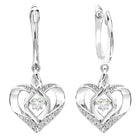 sterling silver rol prong white topaz earrings 3/500ct