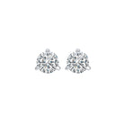 diamond stud earrings in 18k white gold (1/3 ct. tw.) si2 - g/h