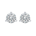 diamond stud earrings in 18k white gold (1 1/2 ct. tw.) si2 - g/h