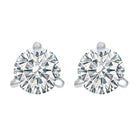 diamond stud earrings in 18k white gold (2 ct. tw.) si2 - g/h