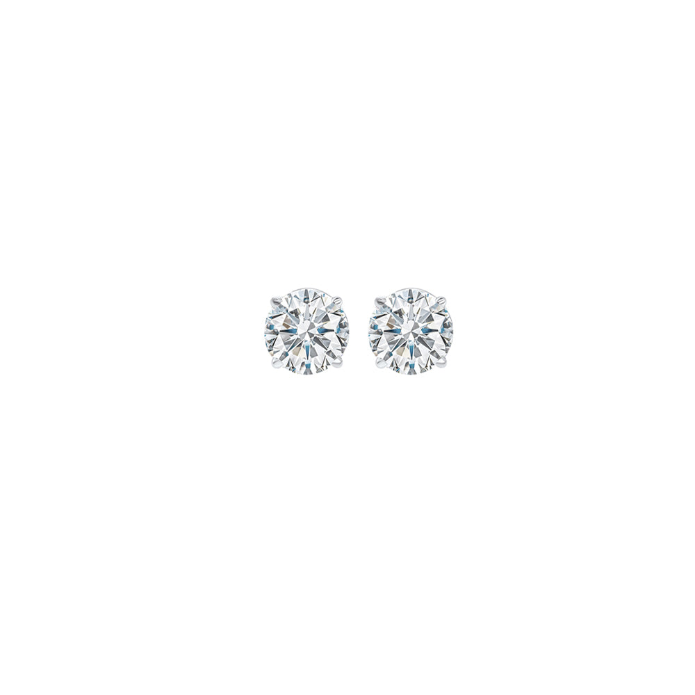 diamond stud earrings in 14k white gold (1/7 ct. tw.) i1 - g/h