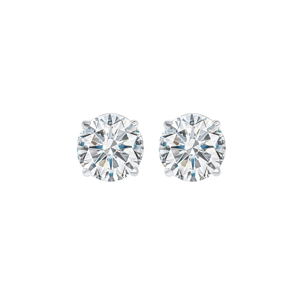 diamond stud earrings in 14k white gold (5/8 ct. tw.) i1 - g/h