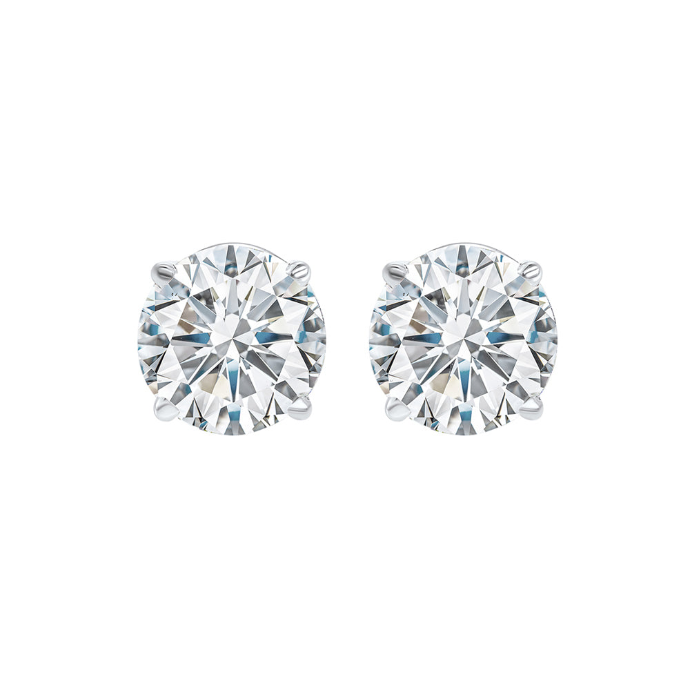 diamond stud earrings in 14k white gold (1 ct. tw.) i1 - g/h