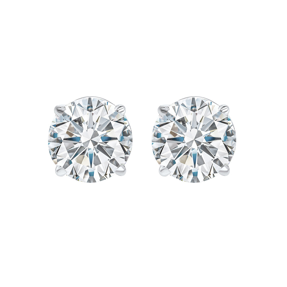 diamond stud earrings in 14k white gold (1 1/4 ct. tw.) i1 - g/h