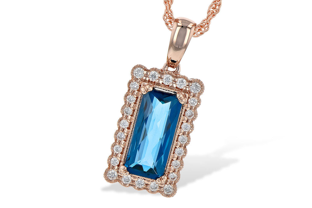 neck 1.55 london blue topaz 1.70 tgw