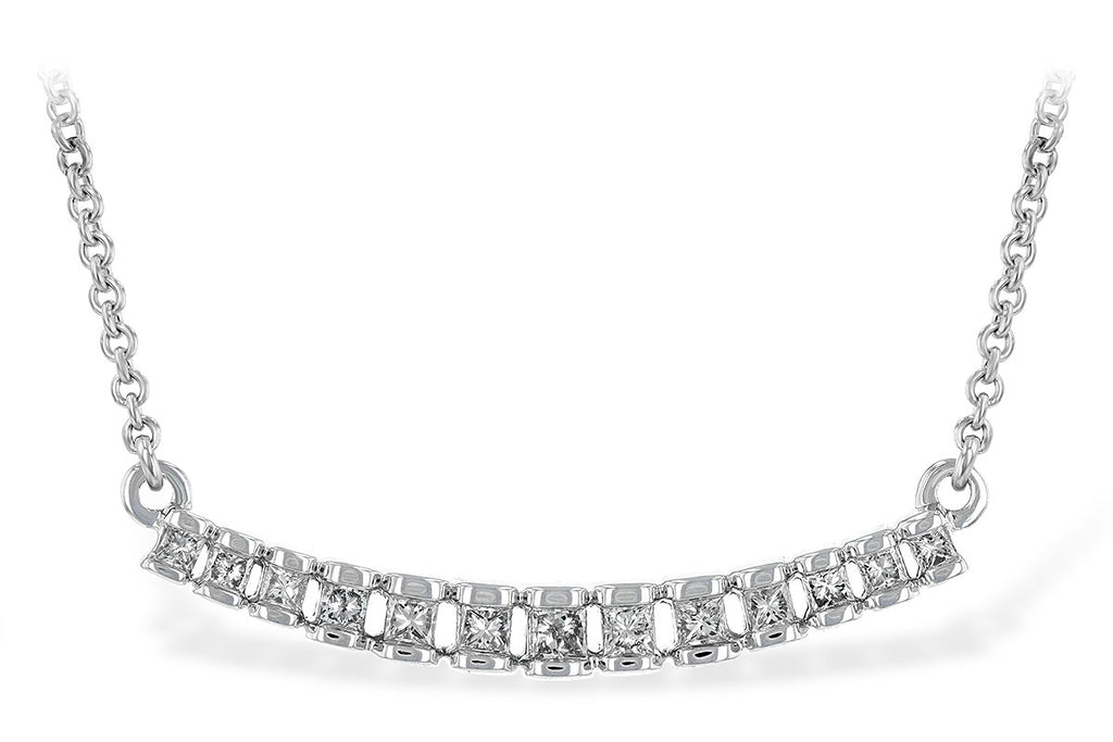 neck .23 tw princess cut dias