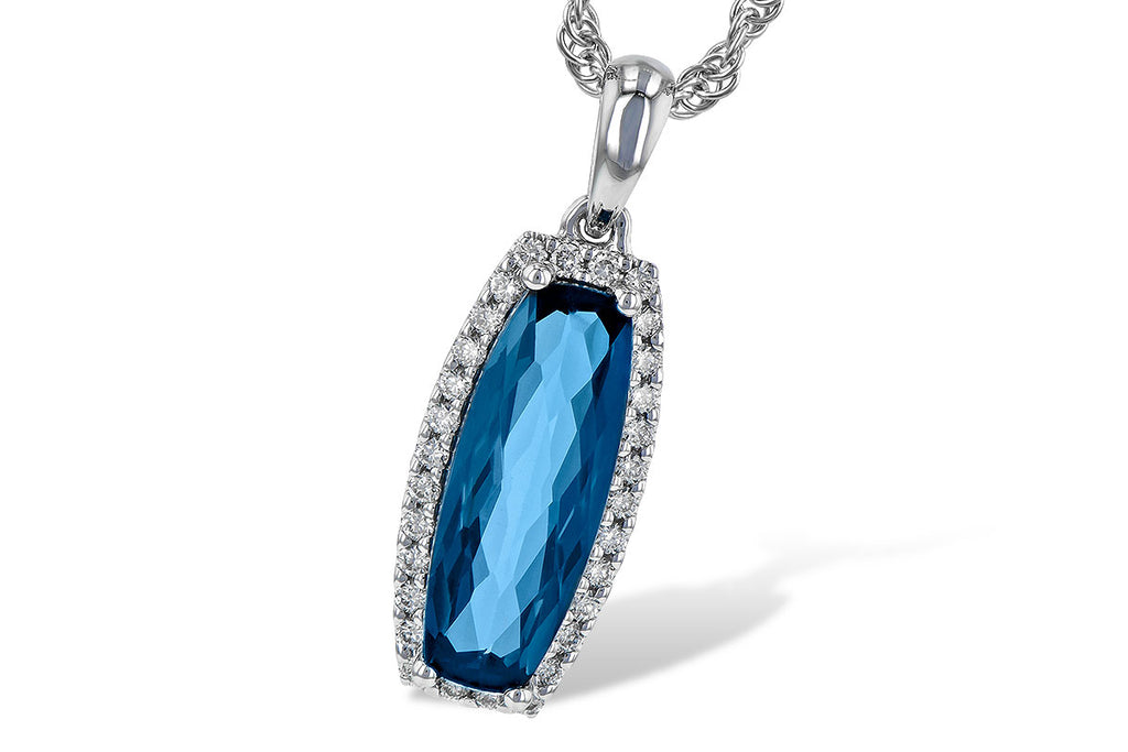 neck 1.58 london blue topaz 1.70 tgw