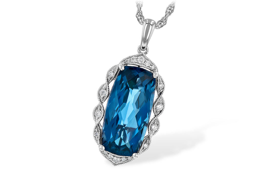 neck 6.70 london blue topaz 6.81 tgw