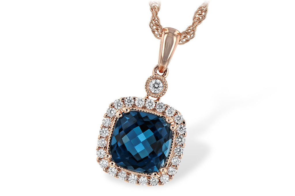 neck 1.63 london blue topaz 1.80 tgw