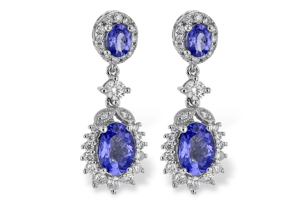 earr 1.80 tw tanzanite 2.33 tgw